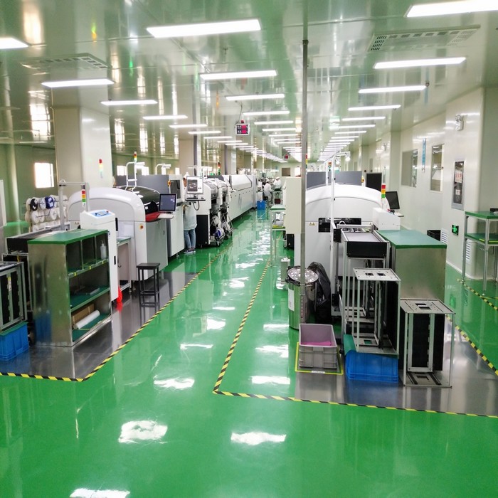 雅葆轩电子smt3号生产车间正式投产